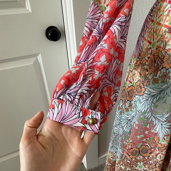 EUC Gianni Bini size M 4-8 boho dress - Picture 4 of 6